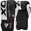 Перчатки тренировочные RDX BGR-F4B-10OZ черный\белый 120_120